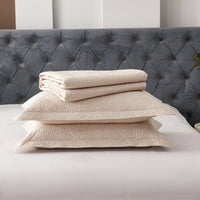 Coco Apricot Premium Cotton Coverlet Set