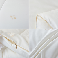 【网一特惠套组】绵羊绒四季被 + 凯-黛玉粉 全棉枕套