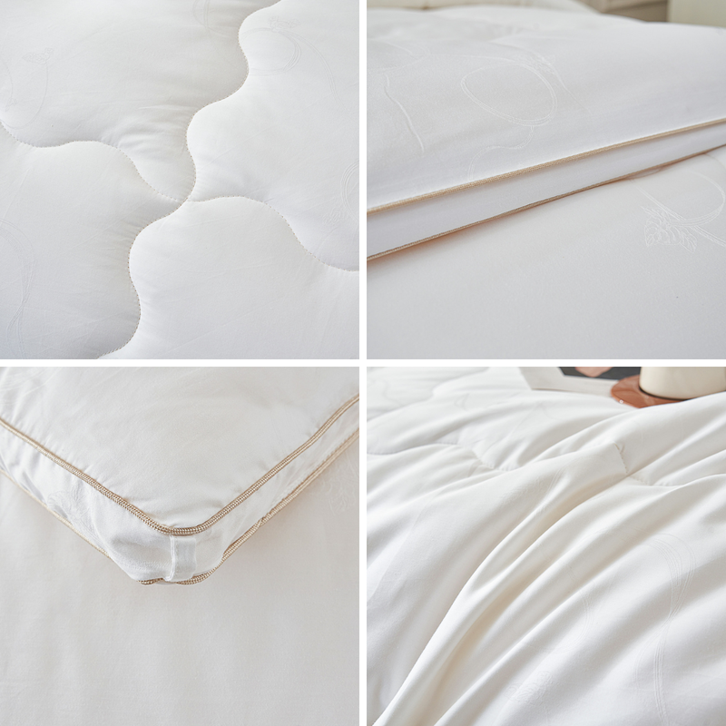 【网一特惠套组】铂金大豆纤维冬被 + 暖阳金 长绒棉枕套​