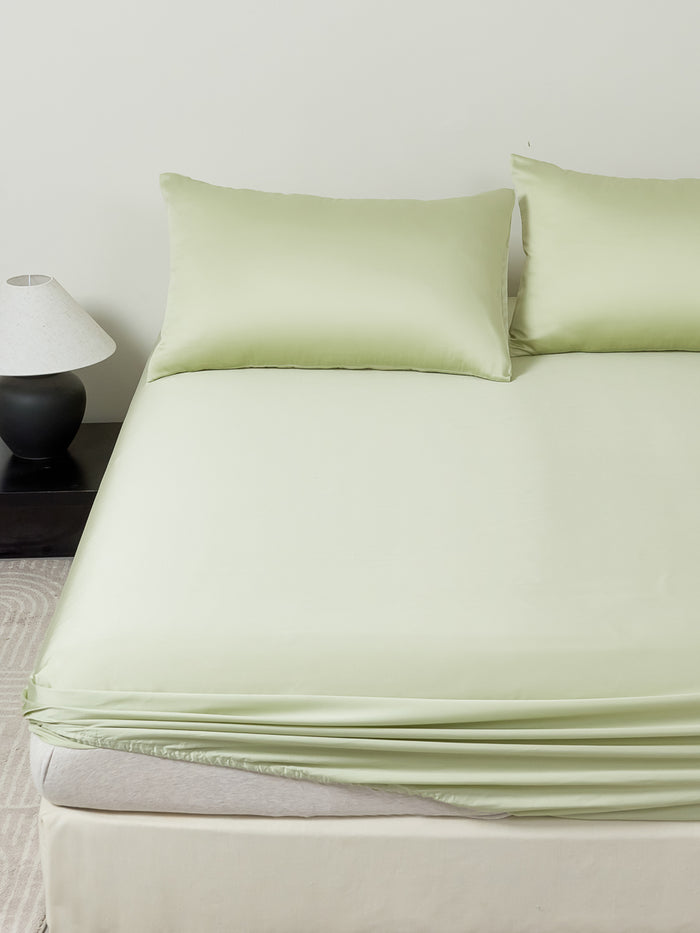 Cyan Green TENCEL™ Fitted Sheet