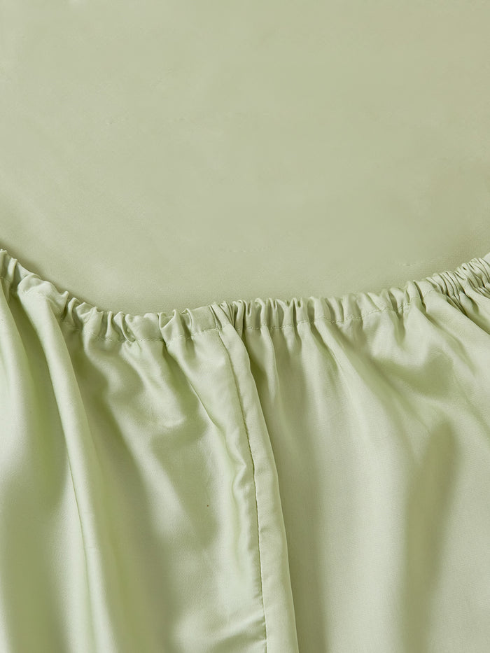 Cyan Green TENCEL™ Fitted Sheet