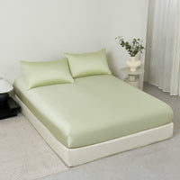Cyan Green TENCEL™ Fitted Sheet