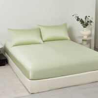 Cyan Green TENCEL™ Fitted Sheet