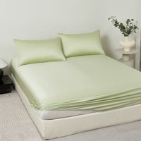 Cyan Green TENCEL™ Fitted Sheet