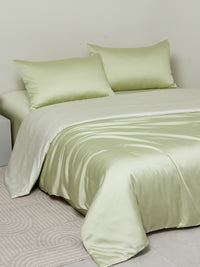 沧浪青 天丝床笠套件