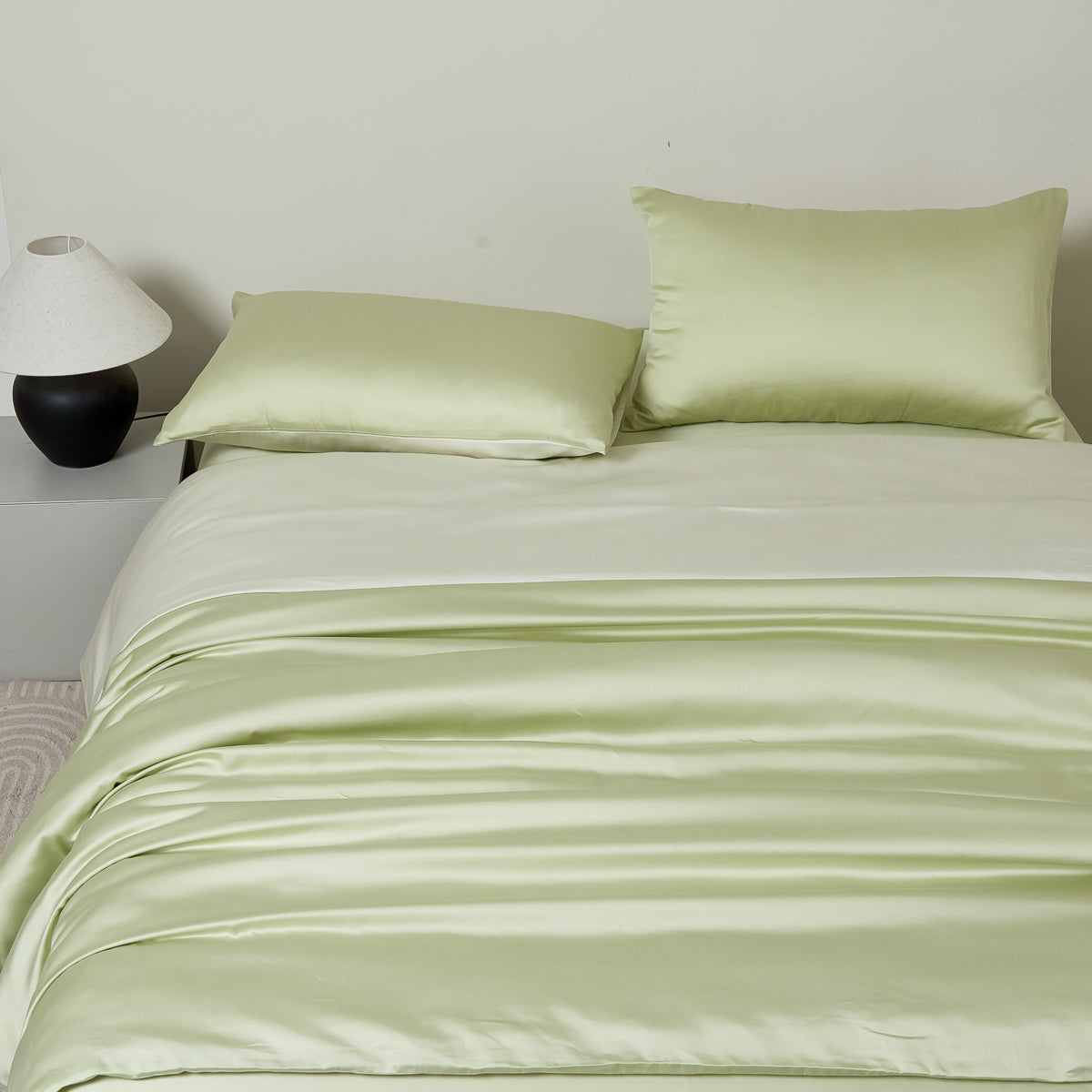 沧浪青 天丝床笠套件