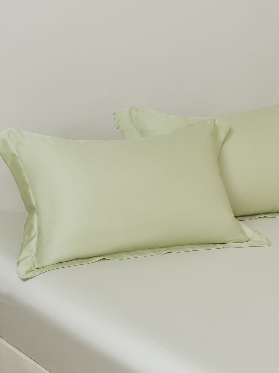 Cyan Green TENCEL™ Pillow Sham x2p