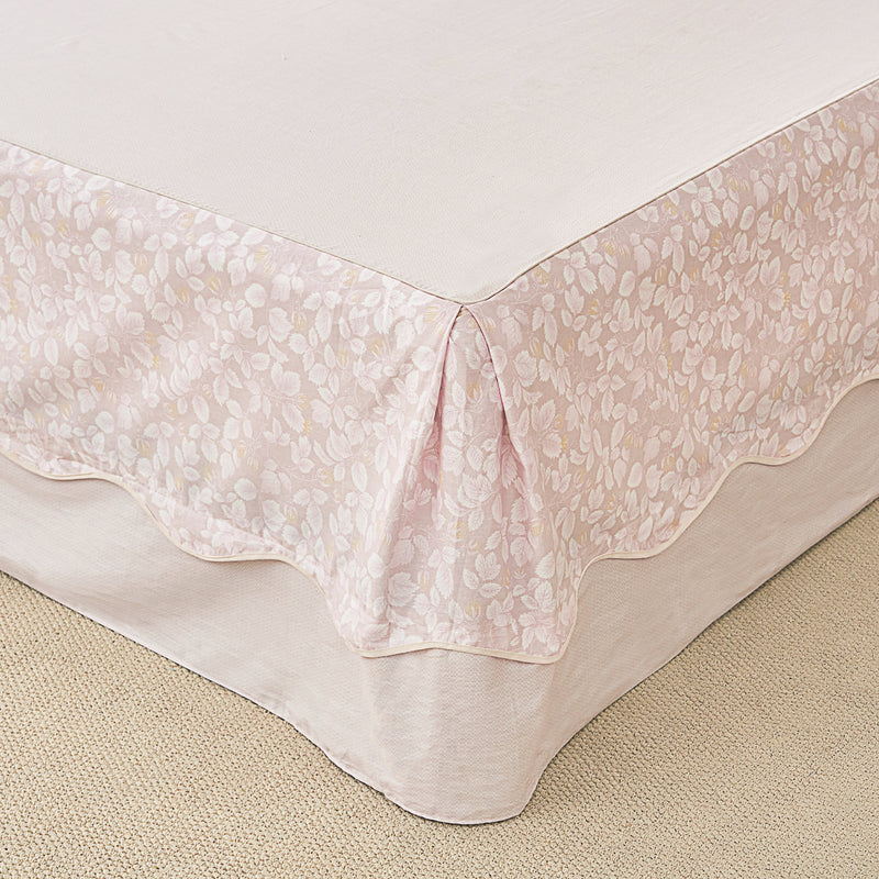 Juliet Cotton Bedskirt Duvet Cover Set