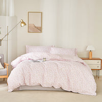 Juliet Cotton Bedskirt Duvet Cover Set