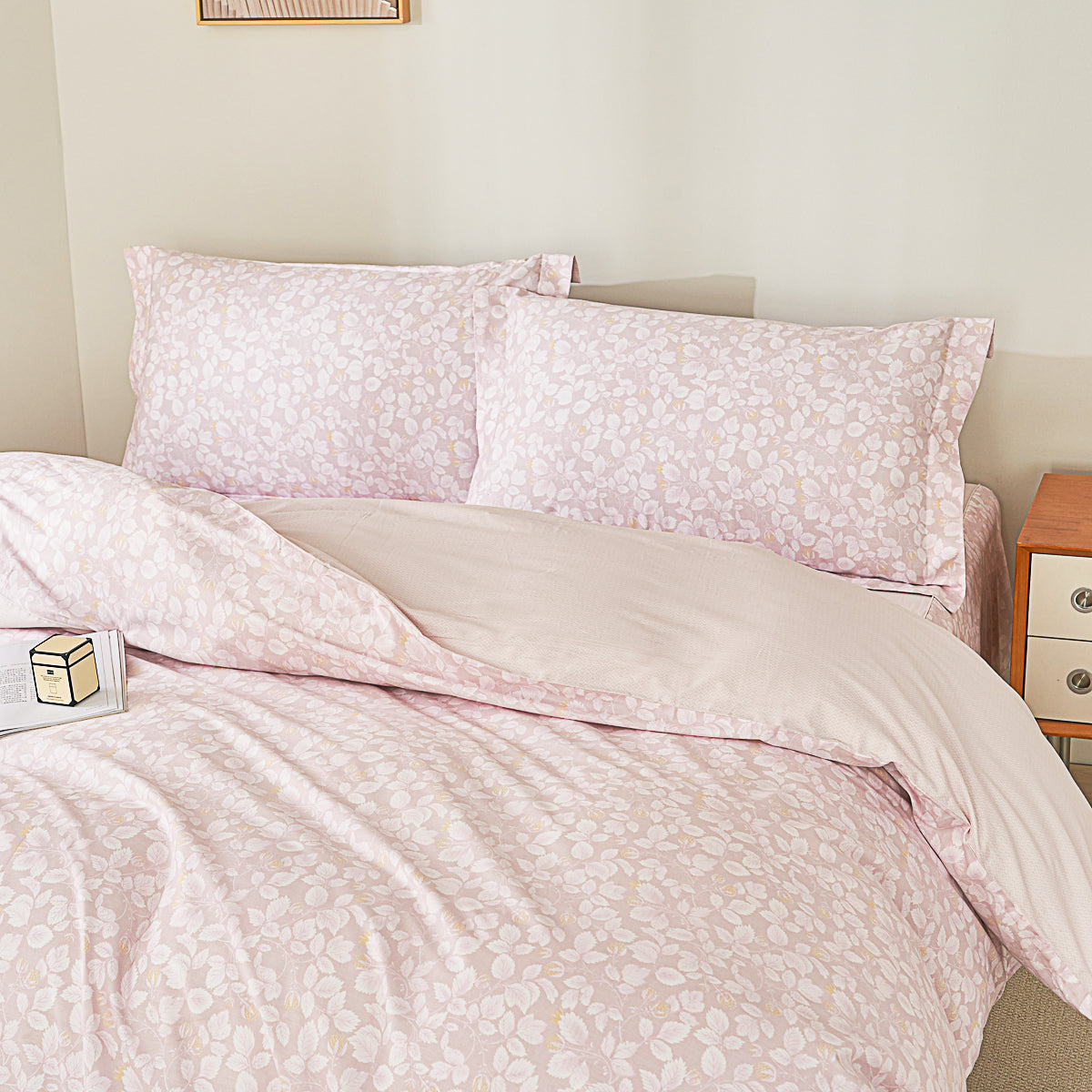 Juliet Cotton Bedskirt Duvet Cover Set