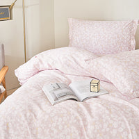 Juliet Cotton Bedskirt Duvet Cover Set