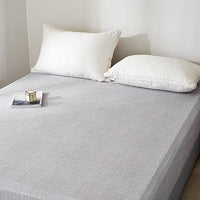 Psi-Starry Gray Cotton Fitted Sheet