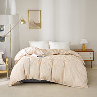 Mu-Nature Apricot Cotton Duvet Cover