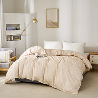 Mu-Nature Apricot Cotton Duvet Cover