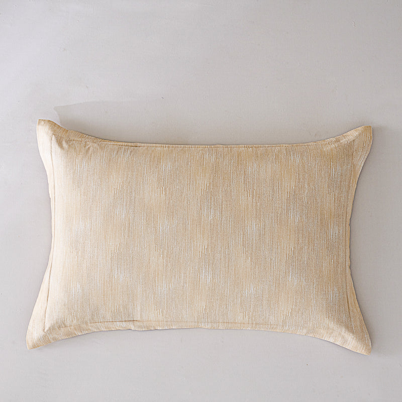 Mu-Nature Apricot Cotton Standard Pillow Sham Set