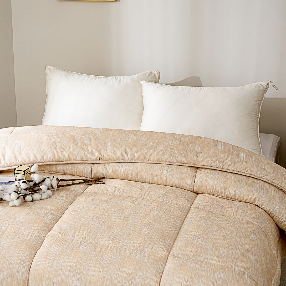 Mu-Nature Apricot Cotton All Season Comforter