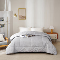 Psi-Starry Gray Cotton All Season Comforter