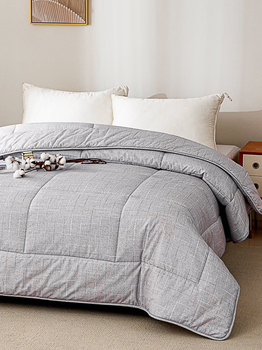 Psi-Starry Gray Cotton All Season Comforter