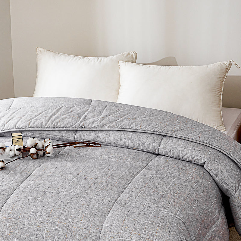 Psi-Starry Gray Cotton All Season Comforter