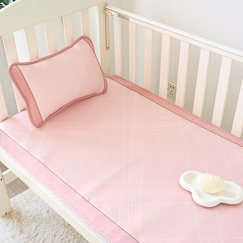 summer infant mattress pad Baby Pink Bing Si Summer Mattress Topper Set