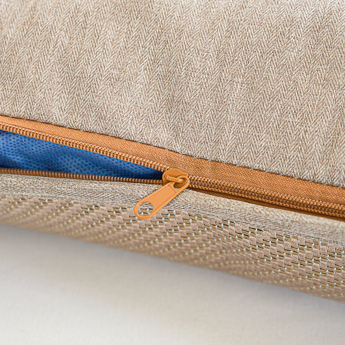 Plaid Bing Si Rattan Pillow Sham