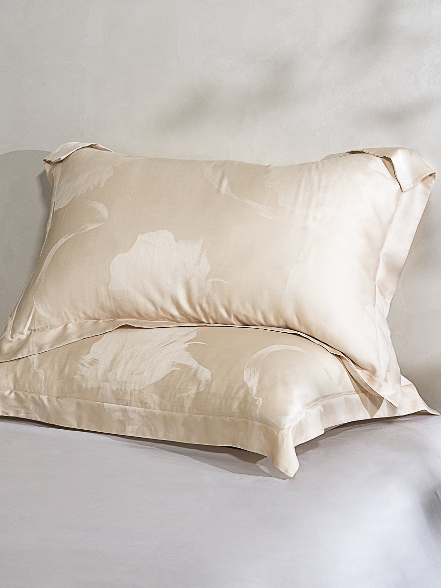 Phantom Gold Tencel™ Jacquard Pillow Sham x2P
