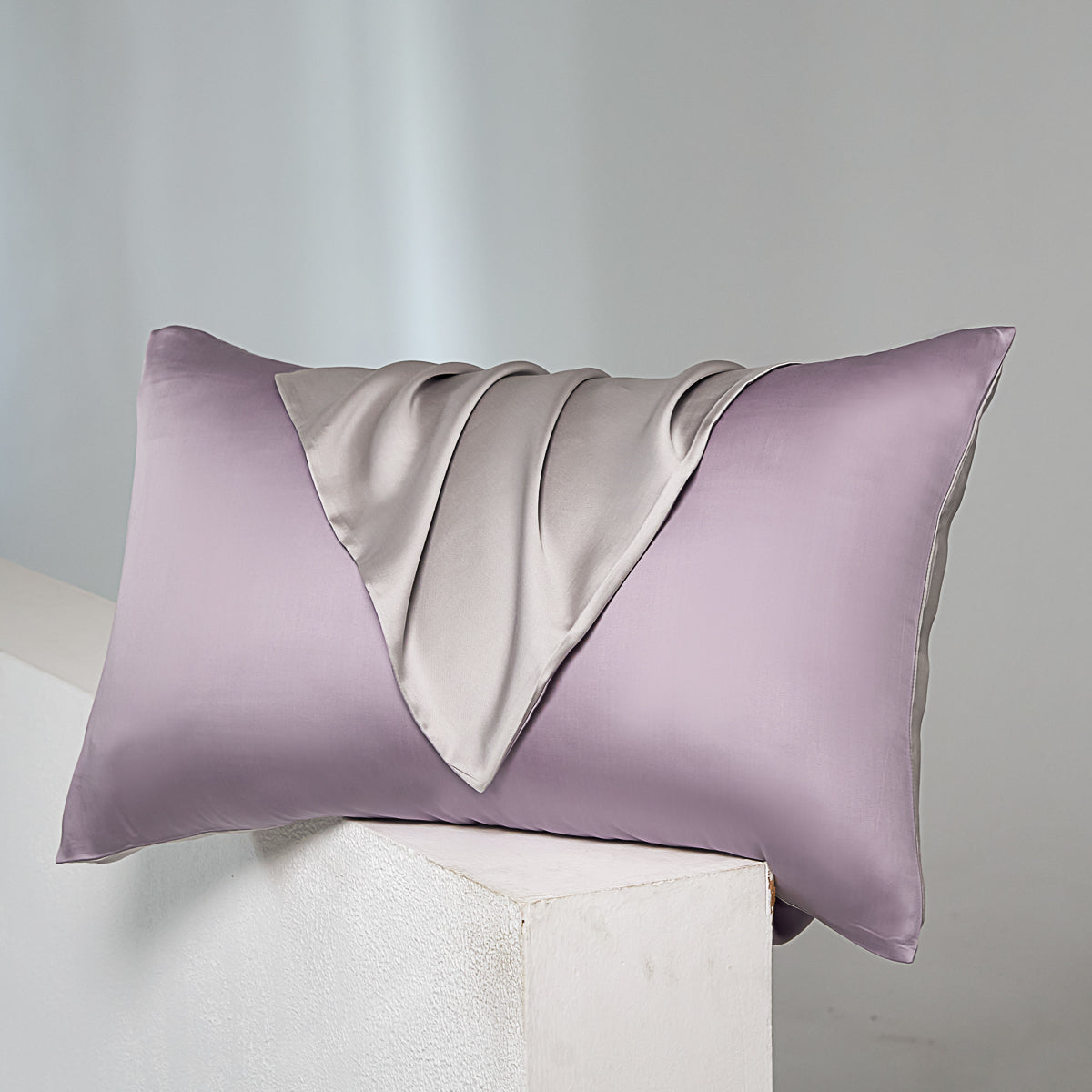 Starry Purple Tencel™ Pillow Sham Set