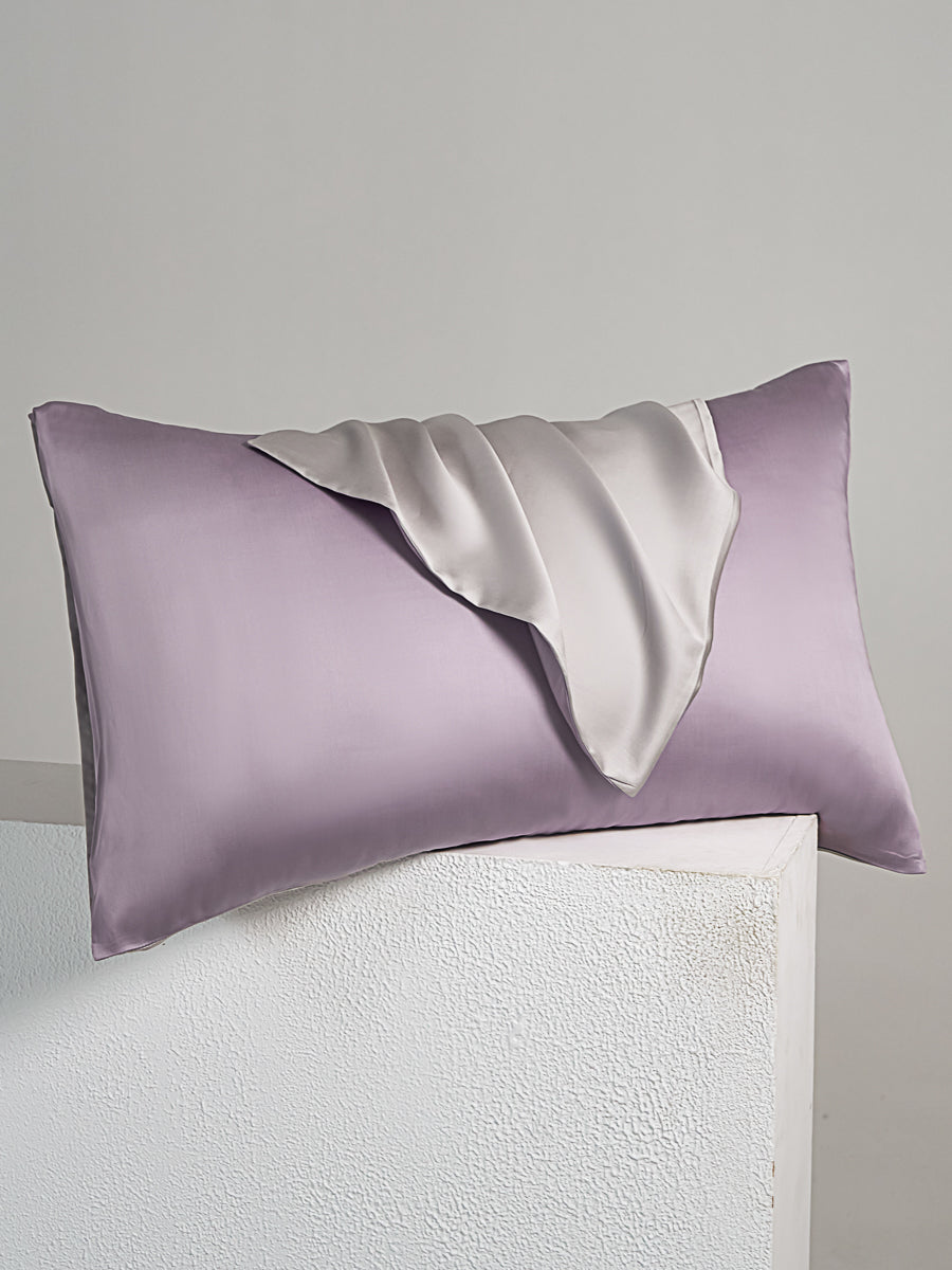 Starry Purple Tencel™ Pillow Sham Set