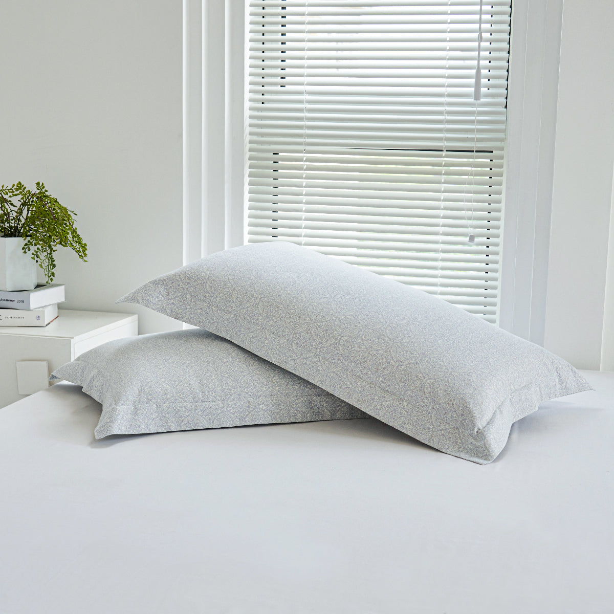 【网一特惠套组】铂金大豆纤维冬被 + 欧米伽-克莱因蓝 全棉枕套