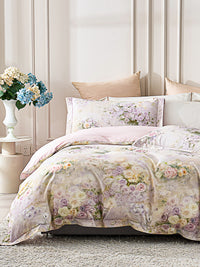 Monet's Garden Floral Brushed Cotton Fitted Sheet Set