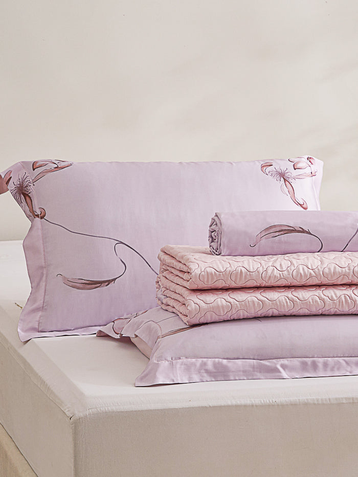 Rosy TENCEL™ Bedspread Set