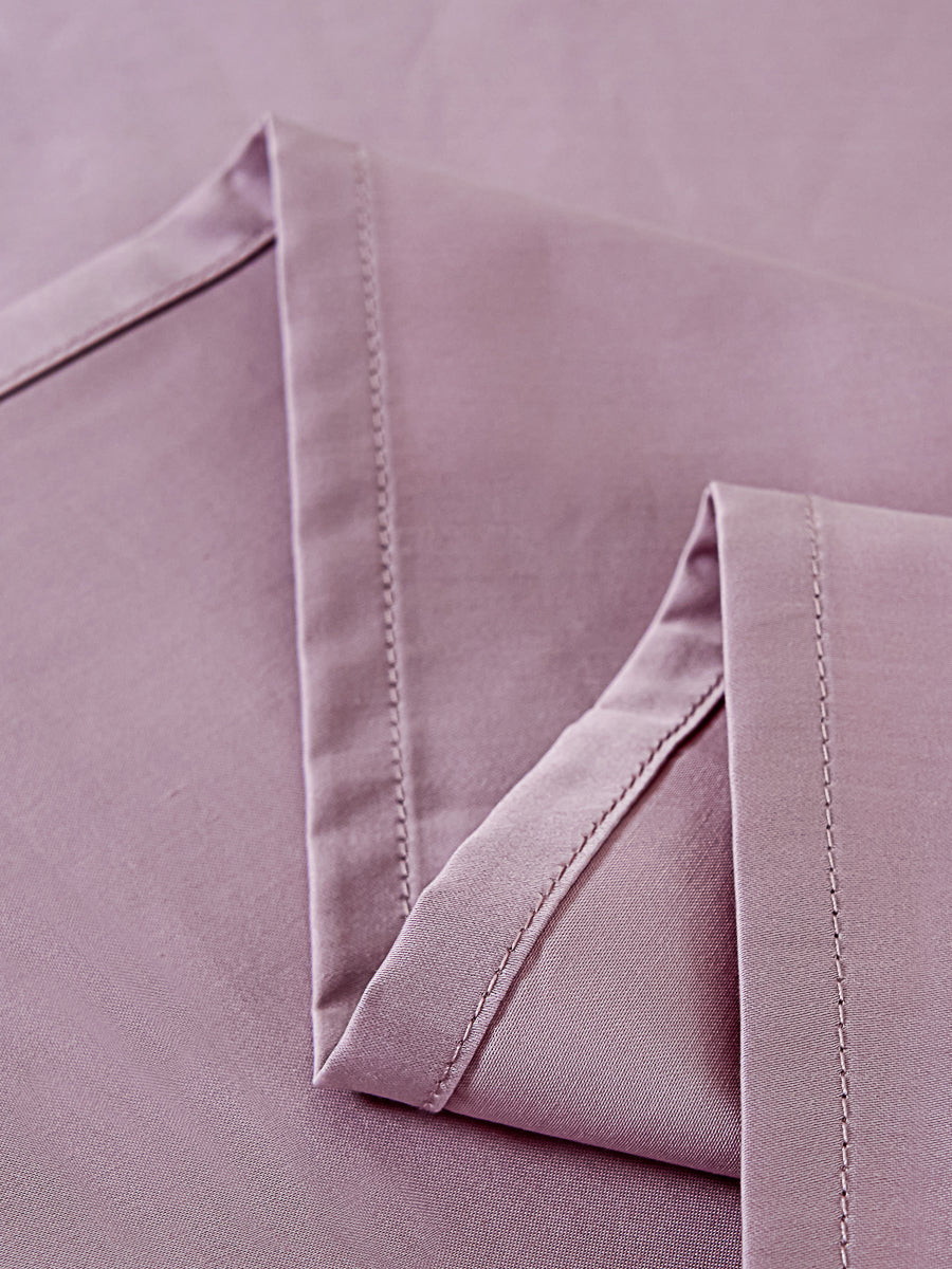 Pearlish Purple Premium Cotton Flat Sheet