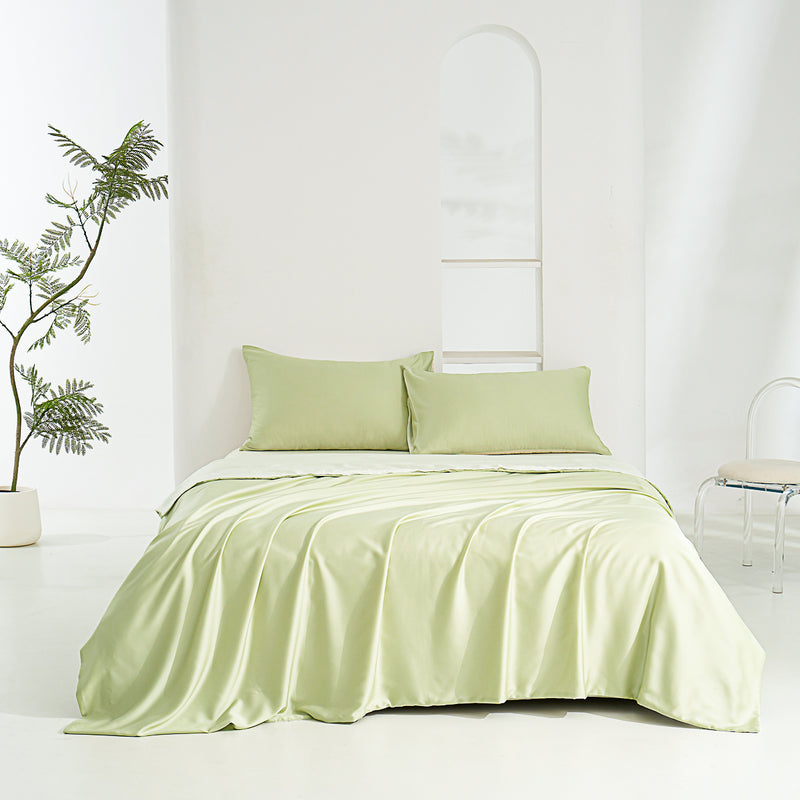 Emerald Green TENCEL™ Lyocell Fitted Sheet Set