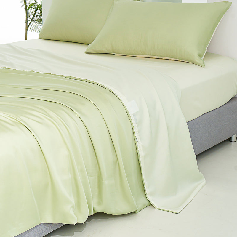 Emerald Green TENCEL™ Lyocell Fitted Sheet Set