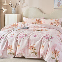 Flonico Cotton Bedskirt Duvet Cover Set