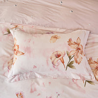 Flonico Cotton Bedskirt Duvet Cover Set