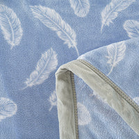 Grace Feather Fleece Throw Blanket