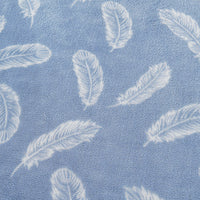 Grace Feather Fleece Throw Blanket