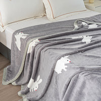 Ruthie Bunny Fleece Throw Blanket