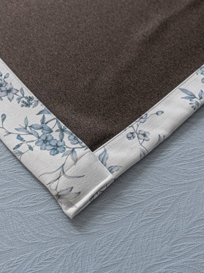 Dizzying Blue Country Curtain