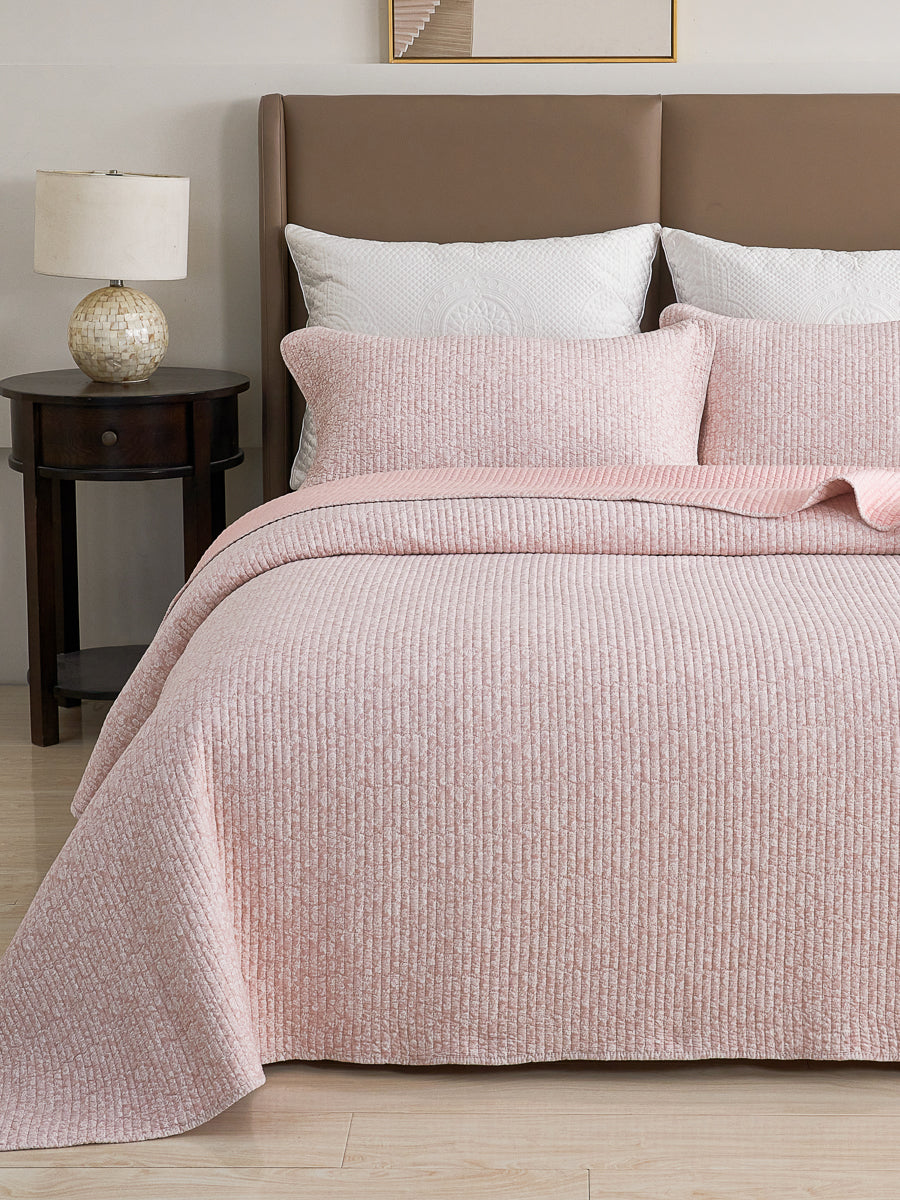Elssa Sylvcel Floral Quilt Set
