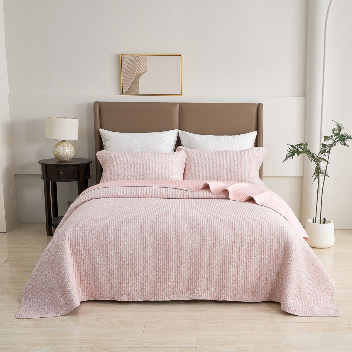 Elssa Sylvcel Floral Quilt Set