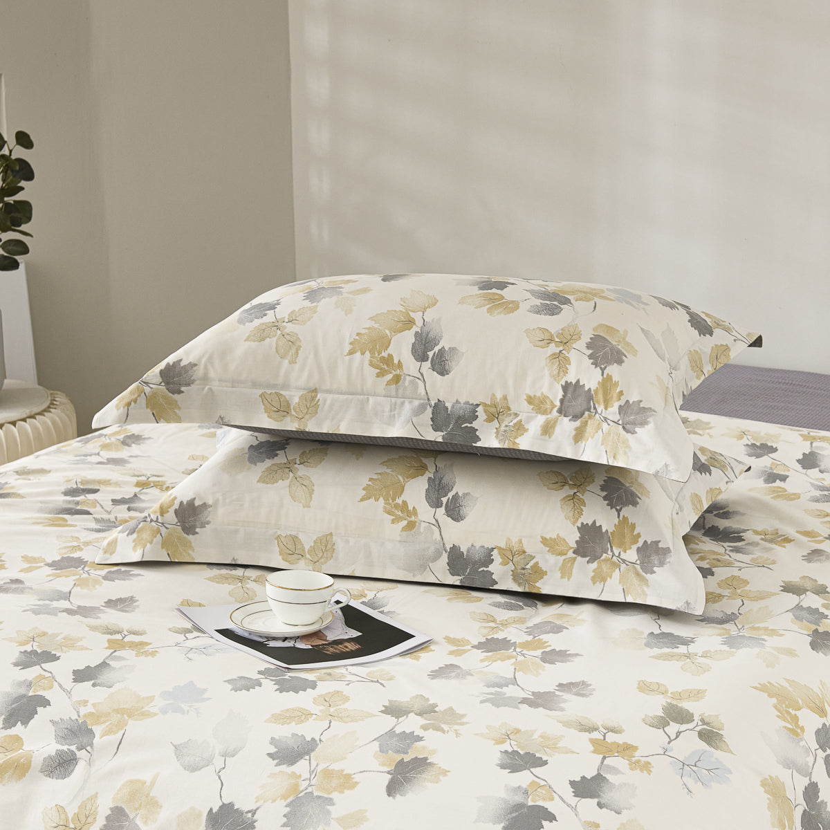 Élysée Cotton Bedskirt Duvet Cover Set