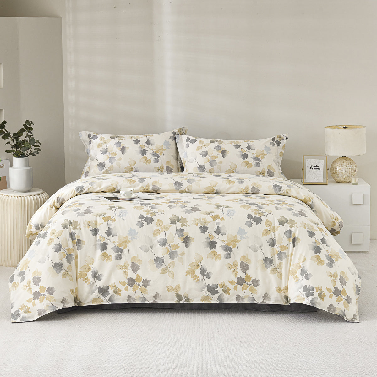 Élysée Cotton Bedskirt Duvet Cover Set