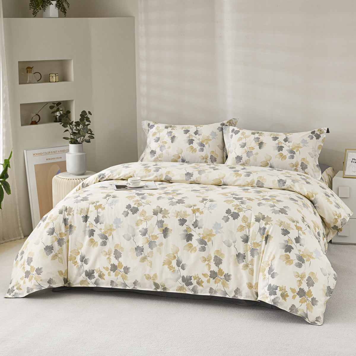 Élysée Cotton Bedskirt Duvet Cover Set