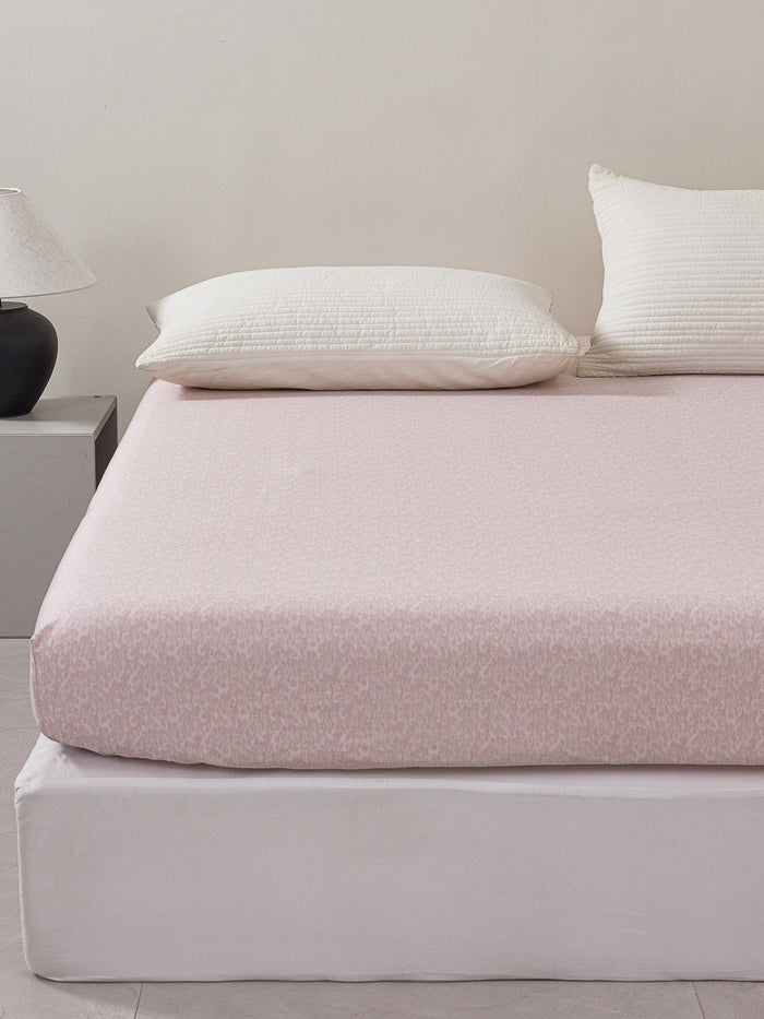 Ember Blush (Fire) Cotton Fitted Sheet