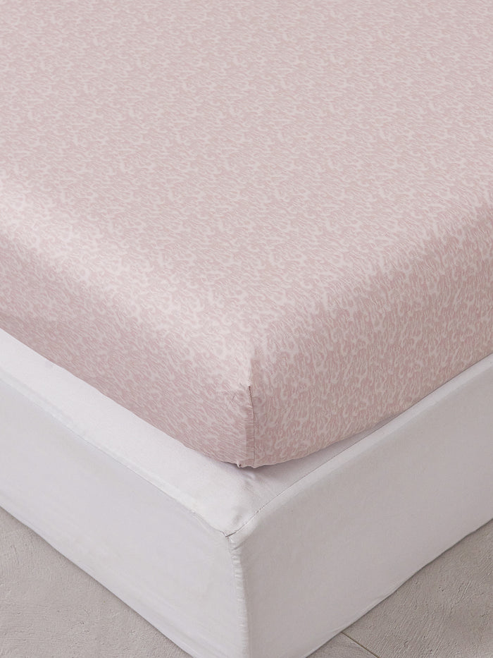 Ember Blush (Fire) Cotton Fitted Sheet