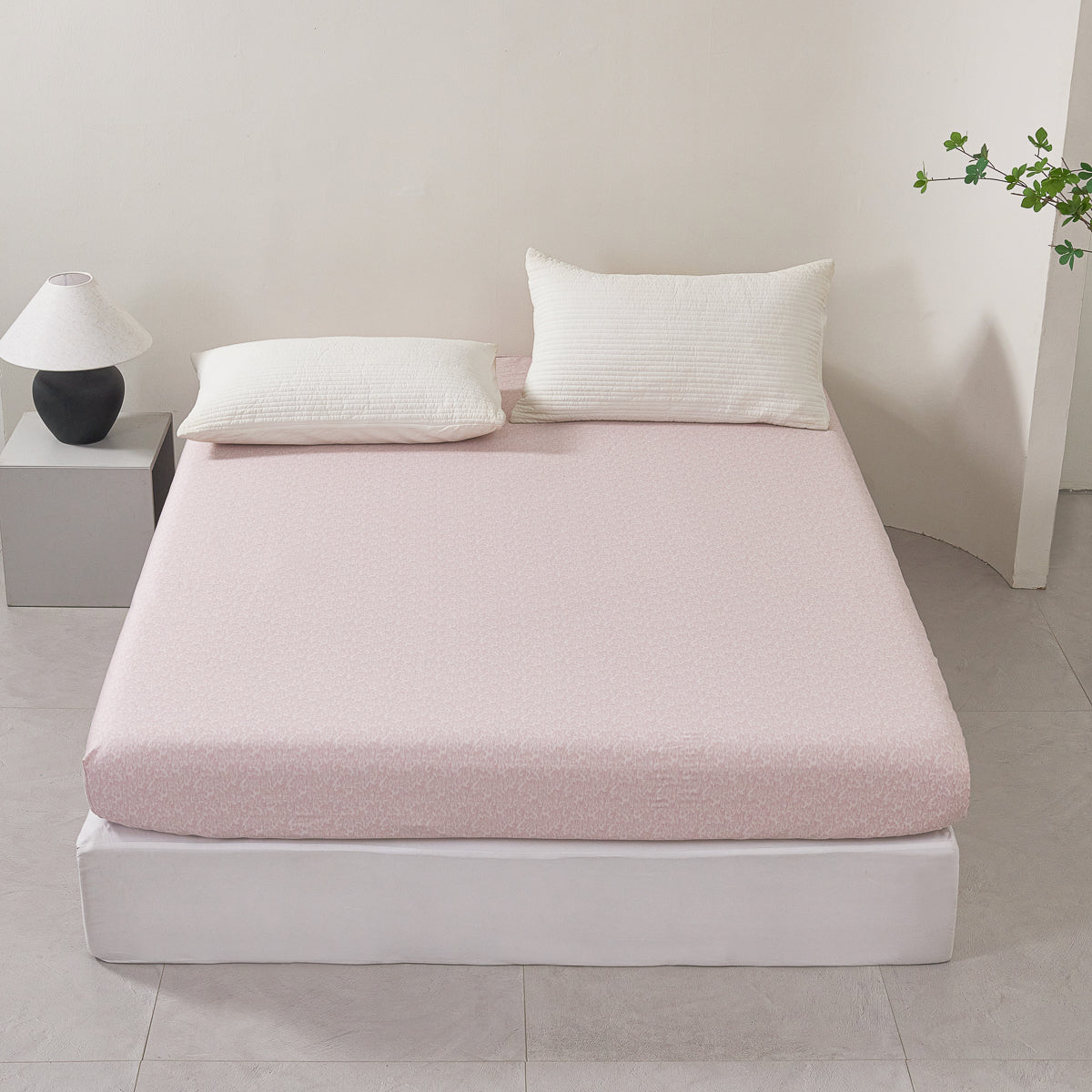 Ember Blush (Fire) Cotton Fitted Sheet