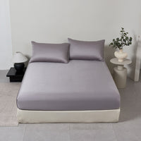 Enamel Gray TENCEL™ Fitted Sheet