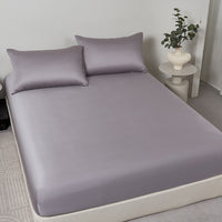 Enamel Gray TENCEL™ Fitted Sheet